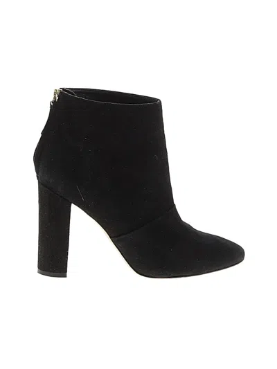 Pre-owned Jcrew Ankle Boots In Black
