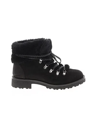 Pre-owned Jcrew Ankle Boots In Black