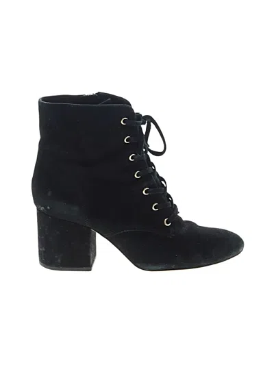 Pre-owned Jcrew Ankle Boots In Black