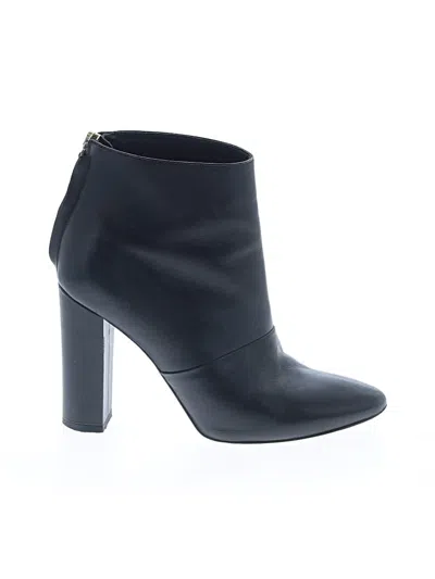 Pre-owned Jcrew Ankle Boots In Black