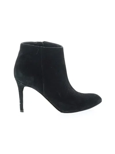 Pre-owned Jcrew Ankle Boots In Black