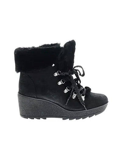 Pre-owned Jcrew Ankle Boots In Black
