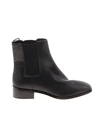 Pre-owned Jcrew Ankle Boots In Black