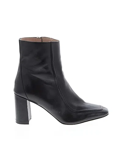 Pre-owned Jcrew Ankle Boots In Black