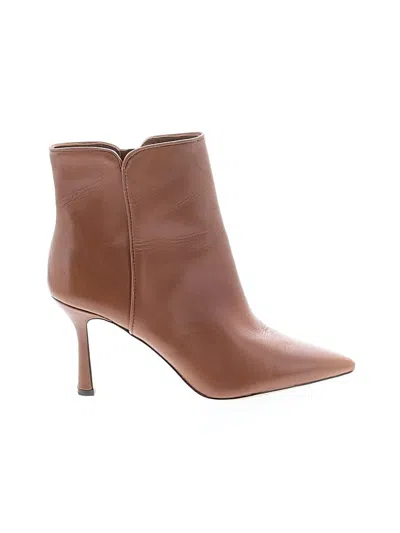 Pre-owned Jcrew Ankle Boots In Brown
