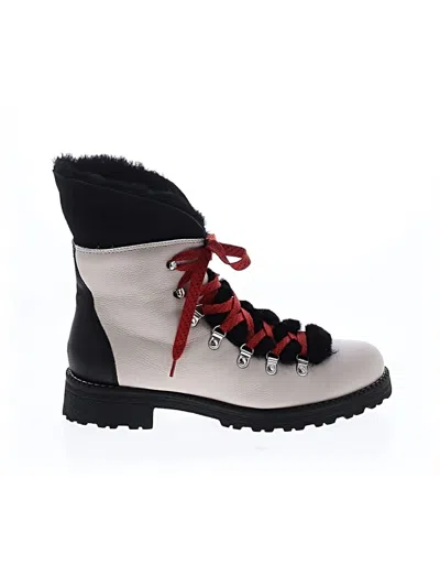 Pre-owned Jcrew Ankle Boots In White