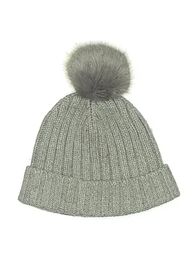 Pre-owned Jcrew Beanie Hat In Gray