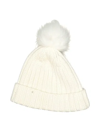 Pre-owned Jcrew Beanie Hat In Ivory