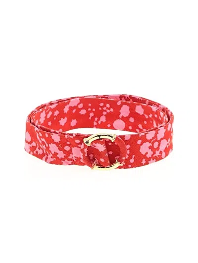 Pre-owned Jcrew Belt In Red