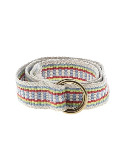 Pre-owned Jcrew Belt In White