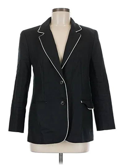 Pre-owned Jcrew Blazer Jacket In Black