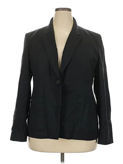 Pre-owned Jcrew Blazer Jacket In Black