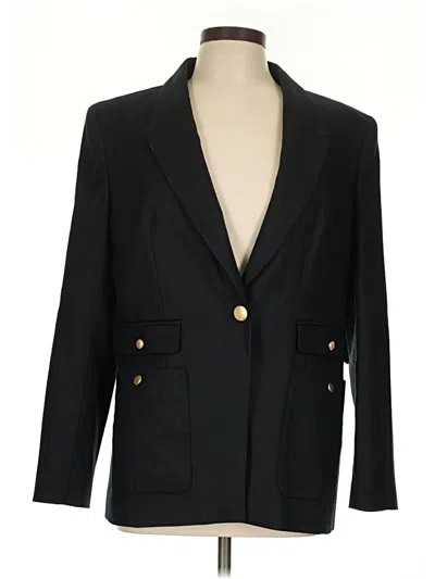 Pre-owned Jcrew Blazer Jacket In Black