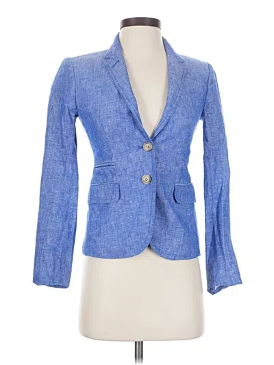 Pre-owned Jcrew Blazer Jacket In Blue