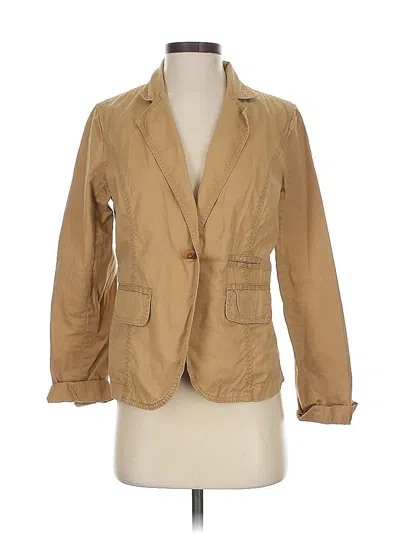 Pre-owned Jcrew Blazer Jacket In Brown