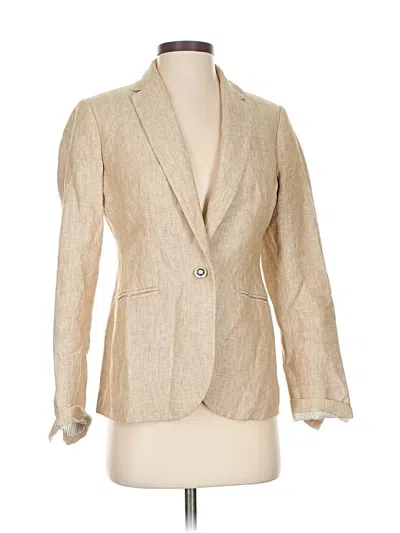 Pre-owned Jcrew Blazer Jacket In Brown