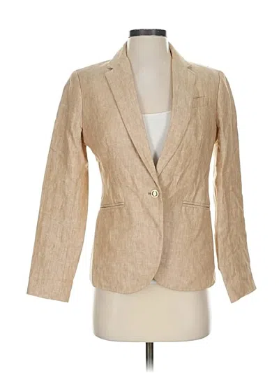 Pre-owned Jcrew Blazer Jacket In Brown