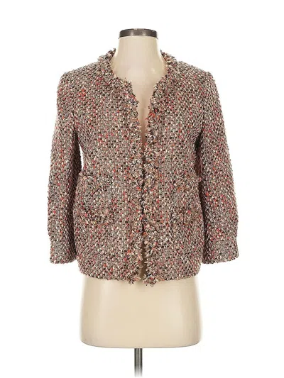 Pre-owned Jcrew Blazer Jacket In Brown