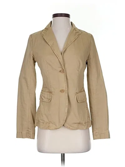 Pre-owned Jcrew Blazer Jacket In Brown
