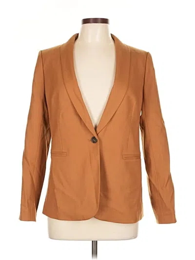 Pre-owned Jcrew Blazer Jacket In Brown