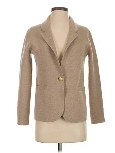Pre-owned Jcrew Blazer Jacket In Brown