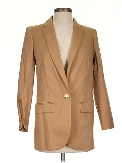 Pre-owned Jcrew Blazer Jacket In Brown