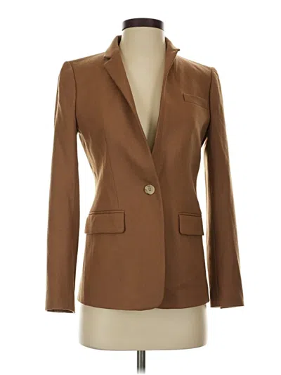 Pre-owned Jcrew Blazer Jacket In Brown