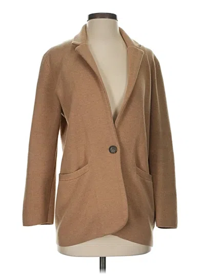 Pre-owned Jcrew Blazer Jacket In Brown