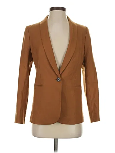 Pre-owned Jcrew Blazer Jacket In Brown