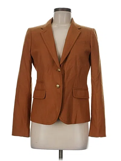 Pre-owned Jcrew Blazer Jacket In Brown