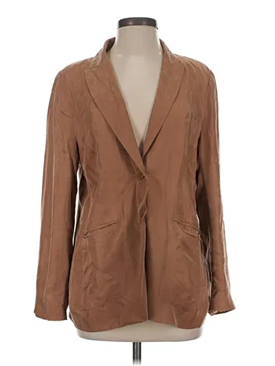 Pre-owned Jcrew Blazer Jacket In Brown