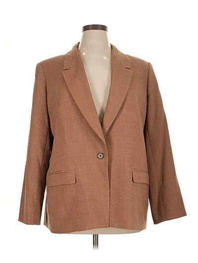 Pre-owned Jcrew Blazer Jacket In Brown