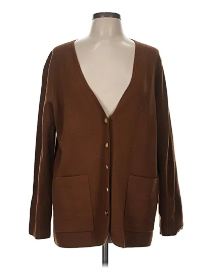Pre-owned Jcrew Blazer Jacket In Brown
