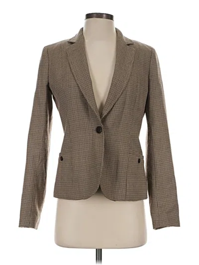 Pre-owned Jcrew Blazer Jacket In Brown
