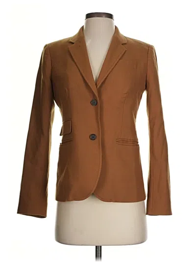 Pre-owned Jcrew Blazer Jacket In Brown