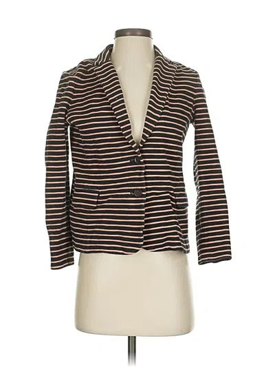Pre-owned Jcrew Blazer Jacket In Brown