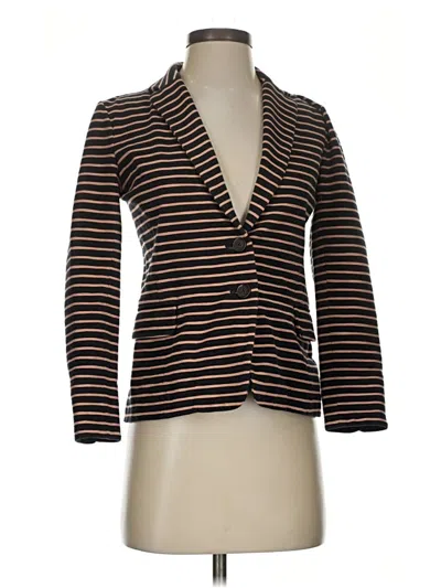 Pre-owned Jcrew Blazer Jacket In Brown