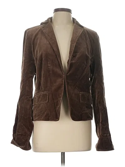 Pre-owned Jcrew Blazer Jacket In Brown