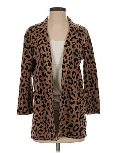 Pre-owned Jcrew Blazer Jacket In Brown