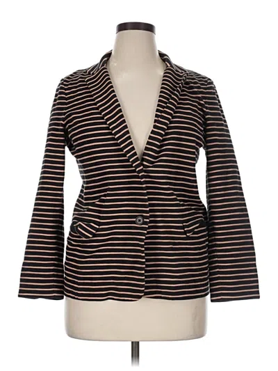 Pre-owned Jcrew Blazer Jacket In Brown