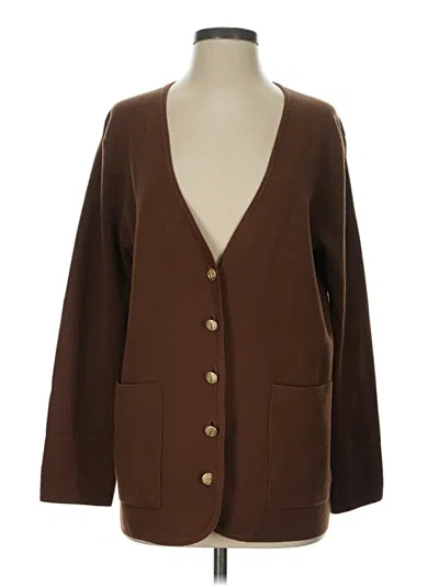 Pre-owned Jcrew Blazer Jacket In Brown