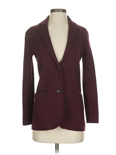 Pre-owned Jcrew Blazer Jacket In Burgundy