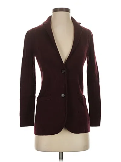 Pre-owned Jcrew Blazer Jacket In Burgundy
