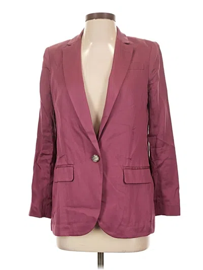 Pre-owned Jcrew Blazer Jacket In Burgundy