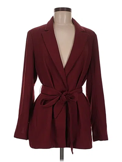 Pre-owned Jcrew Blazer Jacket In Burgundy
