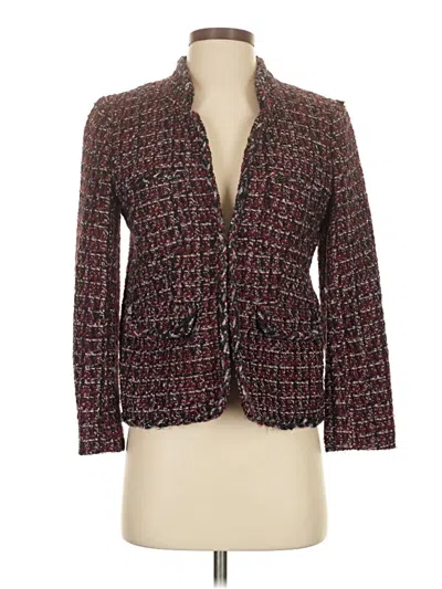 Pre-owned Jcrew Blazer Jacket In Burgundy