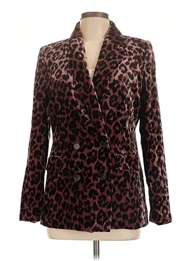 Pre-owned Jcrew Blazer Jacket In Burgundy