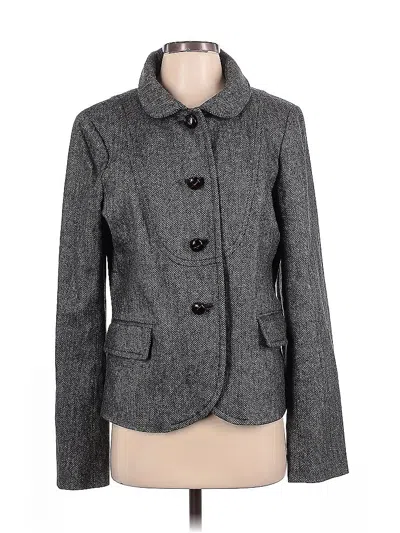 Pre-owned Jcrew Blazer Jacket In Gray