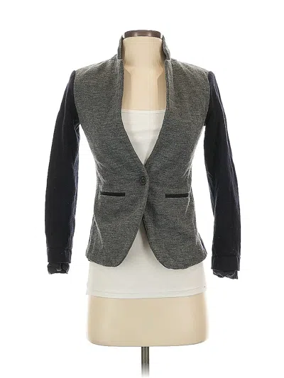 Pre-owned Jcrew Blazer Jacket In Gray
