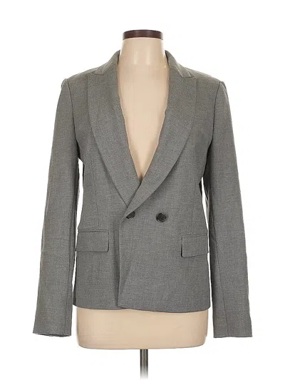 Pre-owned Jcrew Blazer Jacket In Gray